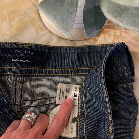 Hudson Bootcut Dark Wash Jeans size 28. - Picture 2 of 5